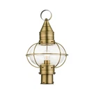 Livex Newburyport Light Large Outdoor Post Top Lantern, Brass 26905-01. Fixed Price $499.96.
