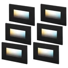 Leonlite Black 5CCT 120V Led Step Lights, 3.5W 150LM 5%-100% Dimmable Horizon.... Fixed Price $87.34.