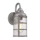 Westinghouse Rezner 1LT Wall Light, Galvanized Steel/clear Seeded - 6357700. Fixed Price $109.99.
