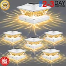 Solar Post Cap Lights Outdoor: 6 Pack Bright 2 Modes Led Fence Deck. Fixed Price $49.99.