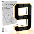 Isunmea Inch Solar Lighted House Numbers For Outside, Up 9IN, 9-BLACK. Fixed Price $33.11.