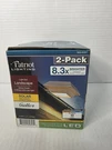 Patriot Lighting Solar Led Gutter Lights Black 2-PACK Outdoor Landscape. Fixed Price $15.00.