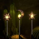 Solar Garden Stake Lights, Moon Sun Star Yard Decorations Outdoor 3 Pack Sola.... Fixed Price $38.73.