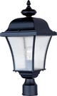 Maxim 1065 Black Senator 1-LIGHT Outdoor Post. Fixed Price $165.60.