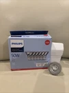 Pack Philips Indoor Flood Light Bulb, MR16, 50W, GU10 Base, 430 Lumens. Fixed Price $18.95.