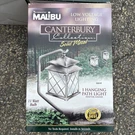 Malibu Canterbury CS21P Solid Metal Hanging Path Light 11W Silver Outdoor Lot 4. Fixed Price $50.00.
