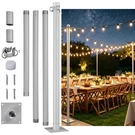 Apluschoice 8 FT/10 Shade Sail Pole Post For Outdoor Backyard Deck Patio. Fixed Price $169.90.