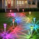 Eyrosa Solar Outdoor Lights, 15 Pathway Pack, Color Changing. Fixed Price $53.15.