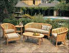 Sunbrella Fabric Cushions Swatch For Lenong Outdoor Patio Sofa Lounge Chair Set. Fixed Price $1095.00.