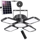 Auzev Solar Shed Light Indoor Outdoor Upgrade 176 Led 4 And Heads Black. Fixed Price $42.01.