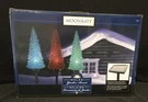 Nib Moonrays 96953 Christmas Trees Solar Holiday Path Light Led Garden Lamps New. Fixed Price $25.00.