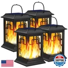 Woenergy Solar Lantern Outdoor Waterproof Flickering Flame Led Hanging Lights. Fixed Price $82.40.