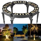 Gardencoin Outdoor Ring Lights, 72W Led Landscape Uplighting For Trees, .... Fixed Price $214.79.