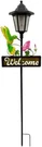 Crosslight Solar Led Hummingbird Welcome Sign Weatherproof Garden Stake. Fixed Price $35.99.