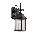 Bel Air Lighting 1-LIGHT Black Outdoor Wall Lantern With Clear Beveled Glass 439. Fixed Price $49.50.