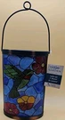 Evergreen Solar Lantern, Tiffany Inspired Hummingbird Led Outdoor Waterproof. Fixed Price $36.79.