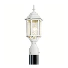 Kichler Chesapeake 1 Outdoor Post Light, White - 49256WH. Fixed Price $63.97.