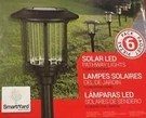 Smartyard 15-LUMEN Solar Pathway Lights, Aluminum And Glass 6 Pack. Fixed Price $75.95.