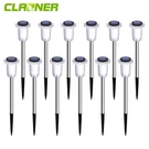 Claoner Solar Pathway Lights Outdoor Garden Yard Waterproof Landscape Led. Fixed Price $10.79.