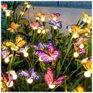 Solar Garden Lights 10 Pack Swaying Butterfly Outdoor Yard Patio Tonulax Wind. Fixed Price $114.99.
