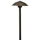 Kichler 16124AGZ27 Round Tiered 2700K Led Path Light In Aged Bronze. Fixed Price $259.99.