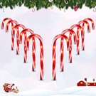 Vcoken 10'' Christmas Candy Cane Pathway Markers Lights - Set Of. Fixed Price $54.01.