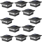 Jofios Solar Post Cap Lights Outdoor 12PACK Waterproof Powered Deck Fence. Fixed Price $49.95.