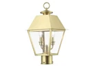 Livex Lighting, 27216-08, Wentworth, Outdoor Medium Post Top Lantern, Natural.... Fixed Price $140.00.