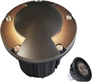 Brass Landscape Well Lights, 12V Low Voltage Outdoor Pathway Lighting, 1-PACK. Fixed Price $83.99.