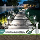 Gigalumi Solar Garden Lights 12 Pack Waterproof Led Landscape Cold White. Fixed Price $39.99.