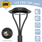 80 Watt Led Circular Post Top Light Commercial Pole Fixture Dusk Dawn 11200LM. Fixed Price $131.04.