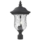Z-lite 533PHB-BK Armstrong Light 23.5 Inch Black Outdoor Post Mount Fixture. Fixed Price $272.00.