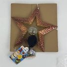 Exhart Solar Filigree Star W/ Crackle Ball Garden Stake. Fixed Price $26.39.