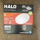 Halo HLB6099FS1EMWR 6-INCH Led Recessed Lighting Round White. Fixed Price $19.99.