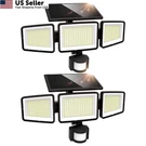 Ume Solar Outdoor Lights 302 Led 3000LM, IP65 Waterproof Motion Pack, Black. Fixed Price $50.16.