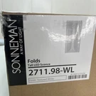 Sonneman Folds Tall Led Sconce Light Textured White, 2711-98-WL. Fixed Price $254.99.