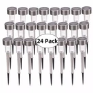 12/24PCS Solar Lights Outdoor Stainless Steel Garden Led Lawn Lamp. Fixed Price $36.99.