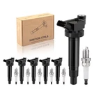 Set Of Ignition Coil Pack UF267 And Platinum Spark Plug 4504 90919-01210 Co.... Fixed Price $127.48.
