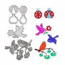 3PCS Birds Cutting Dies, 2PCS Ladybugs Cuts Metal Embossing Stencils Temp.... Fixed Price $15.76.