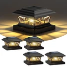 Pack Solar Post Cap Lights Outdoor Waterproof, Fits 4X4, 5X5, 6X6 Wooden & .... Fixed Price $41.19.