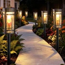Jyoiat 6 Pack Outdoor Solar Pathway Lights - Landscape Walkway Garden For Lawn. Fixed Price $37.89.