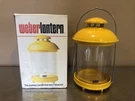Vintage Lars Weber Yellow Rain Proof Candle Lantern Sweden. Fixed Price $23.50.