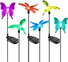 Oxyled Solar Garden Stake Lights 6 Pack Outdoor Figurine Lighting Color C.... Fixed Price $48.08.