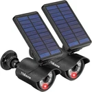Maksone 2023 Motion Sensor Solar Security Lights Outdoor 2-IN-1 Black. Fixed Price $65.04.