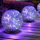 Jkimk Lights Outdoor Waterproof-solar Balls 2 Globes, Multicolor. Fixed Price $17.50.