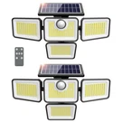 4500LM Solar Outdoor, Adjustable Heads Motion Sensor Lights, 3 Modes.... Fixed Price $37.43.