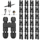 Hiboitec Low Voltage Wire Connectors, 24 Pack Waterproof Landscape Lighting C.... Fixed Price $36.81.
