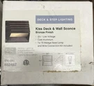 Hinkley Low-voltage 7-WATT Bronze Flushmount Outdoor Deck Sconce. Fixed Price $44.98.