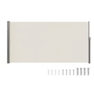Retractable Side Awning, 71''X 138'' Outdoor Privacy Screen, 180G Polyester Wate. Fixed Price $128.40.