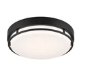 Designers Fountain 1-LIGHT 14-IN Matte Black Led Flush Mount Energy Star. Fixed Price $55.99.